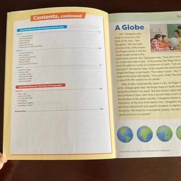 Brand New Evan-Moor Skill Sharpeners Geography 3 grade - Picture 6 of 7